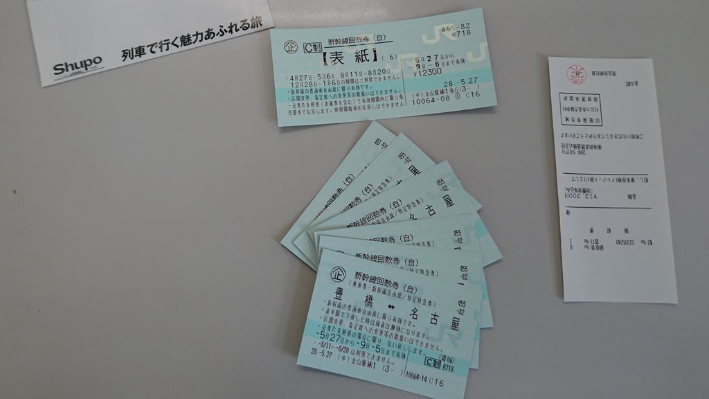 新幹線の回数券は格安切符の主役｜東海道新幹線の予約ガイド